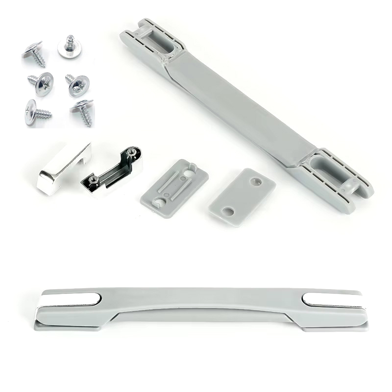 Asa de repuesto para maleta de 22,5 cm, piezas de equipaje de aluminio, correa de transporte de goma, accesorios para carrito, mano telescópica Universal