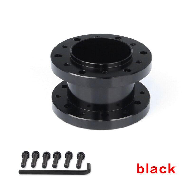 5cm Höhe Aluminium Lenkrad lenkung-rad Hub Adapter Spacer Kit für Auto: black