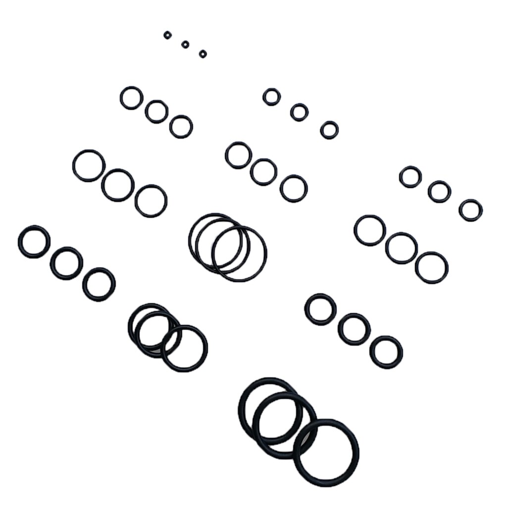 Sæt 36 scuba diving o-ring kit teknisk brugte slanger bcd regulatorringe stor reparation udskiftning tilbehør