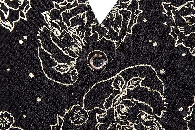 Glimmende gouden kerstman folie print vesten smoking vest heren merk kerst vest vest heren kerstfeest zangers kleding