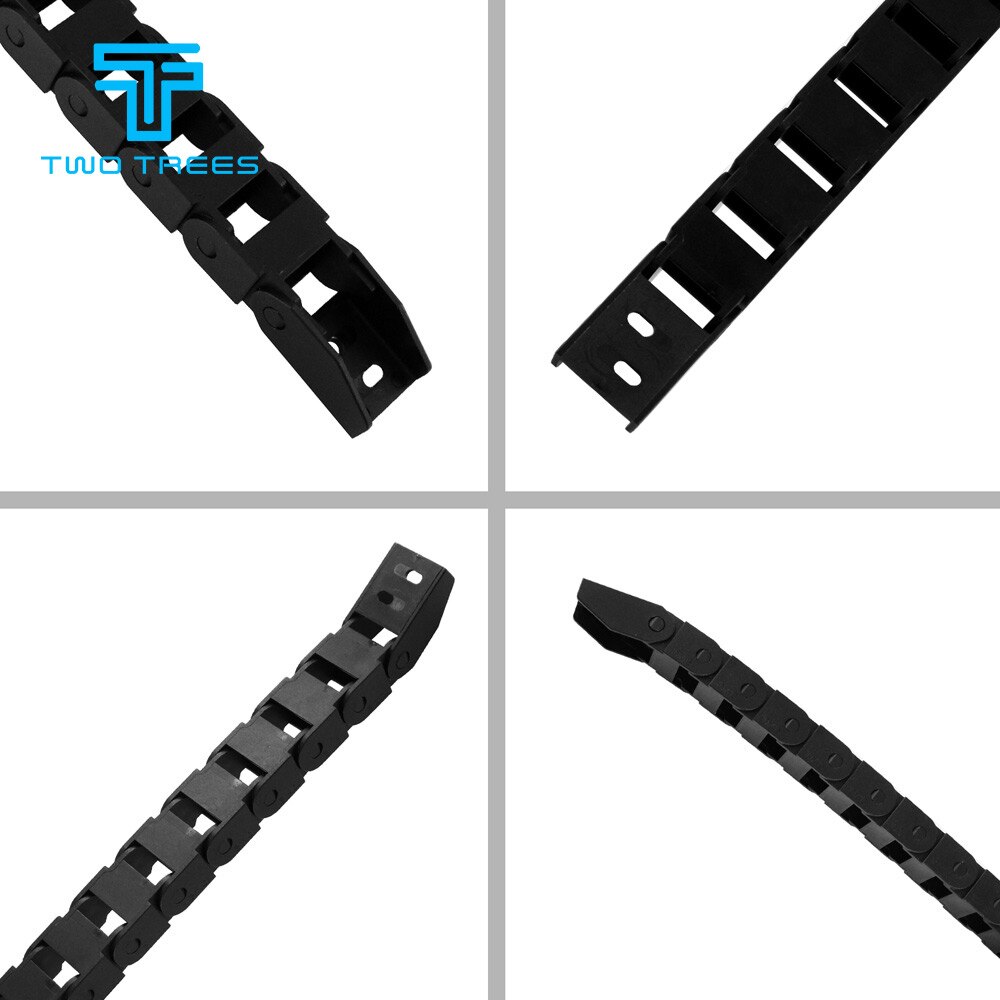 Transmission Chains 10 x 15mm L550mm Cable Drag Chain Wire Carrier with end connectors for CNC Router Machine Tools 10*15mm