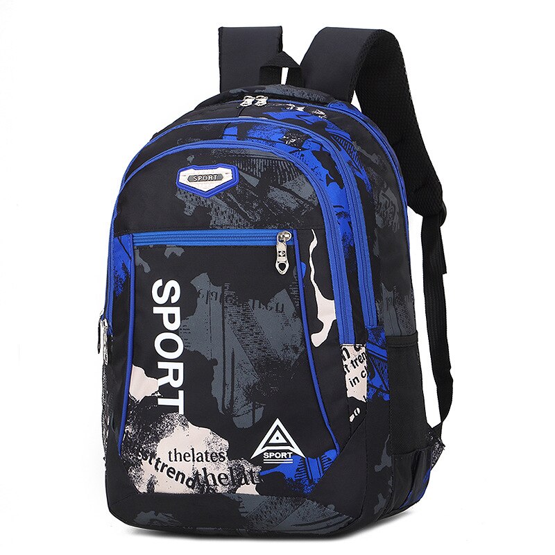 Waterdichte kinderrugzakken voor jongens, basisschoolboekentas, sac enfant kinderschooltassen, orthopedische rugzakken voor kinderen: Blauw 1