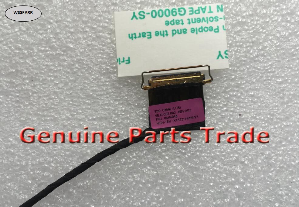 Echt Originele 50.4LG07.002 VGA KABELS VOOR Lenovo L440 OS LOS LOS1 14 W FRU: 04X4846 04X4802 EDP LCD LVDS-KABEL