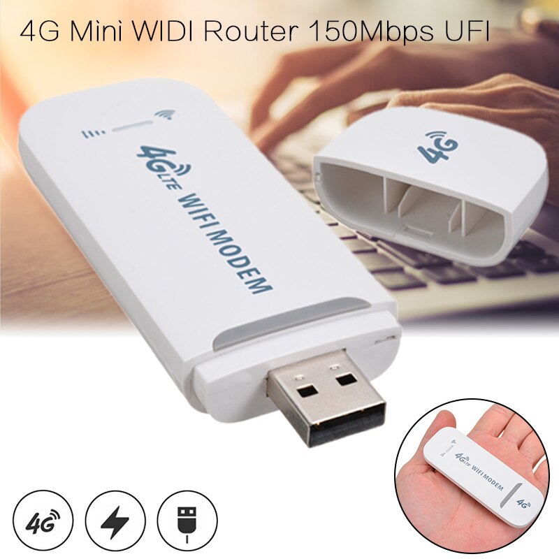 LTE 4G Wireless USB 2.0 WIFI Modem Mini Router Mobile Broadband With -Spot Support TF/SD Card FDD B1 B3 3G B1