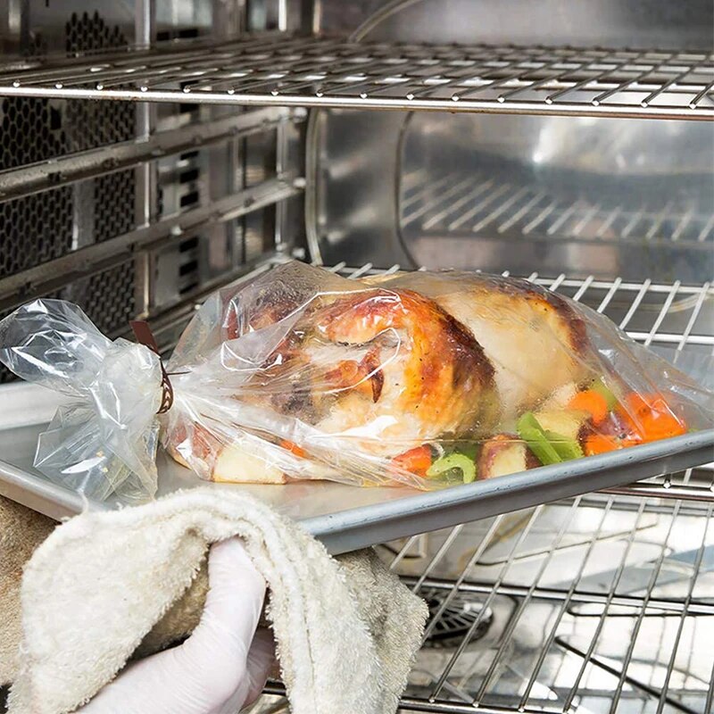 Small Large Turkey Bag Oven Roasting Bags For Turkey Baking Bags For Cooking Chicken Meat 50X30Cm 38Cmx25Cm