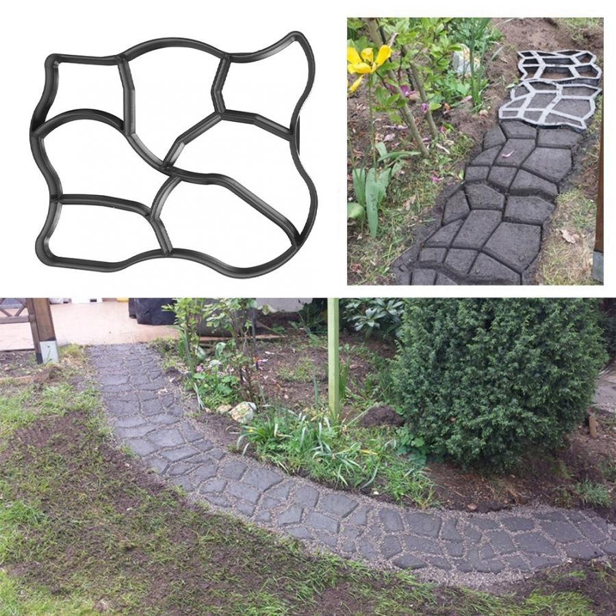 Irregular Shape Walk Maker DIY Garden Paving Mold Cement Concrete Pavement Path Mold Maker Pavement Model Concrete Mould
