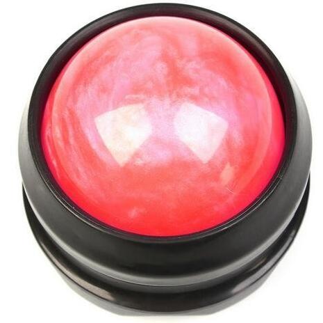 Massage roller ball massager kropsterapi fod ryg talje hofte relaxer stress release muskel afslapning: Lyserød