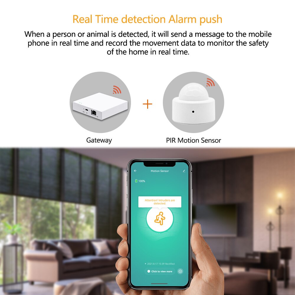 LoraTap Tuya ZigBee Smart Life Indoor Outdoor Infrared Light Human Motion Sensor Time Delay Home Lighting PIR Security