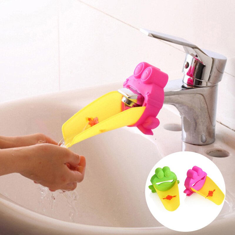 Fun Frog Crab Water Faucet Extender For Kids Sink ... – Grandado