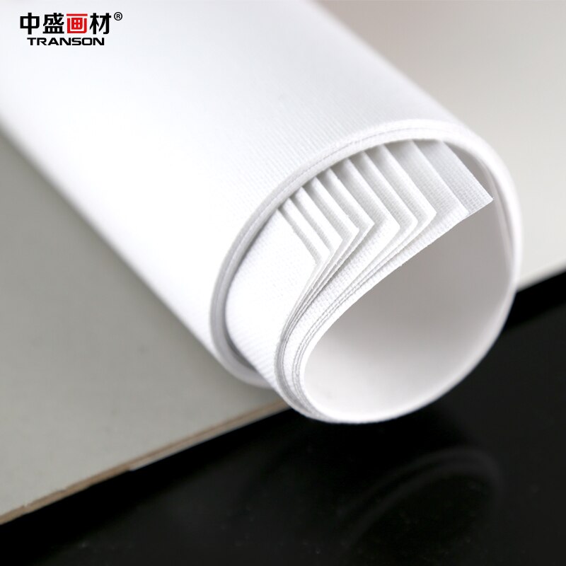 Transon Blank Canvas Book 10 Sheets 280g Cotton Fine Texture Oil Painting Canvas Pad Canvas Paper For Drawing School Supplies