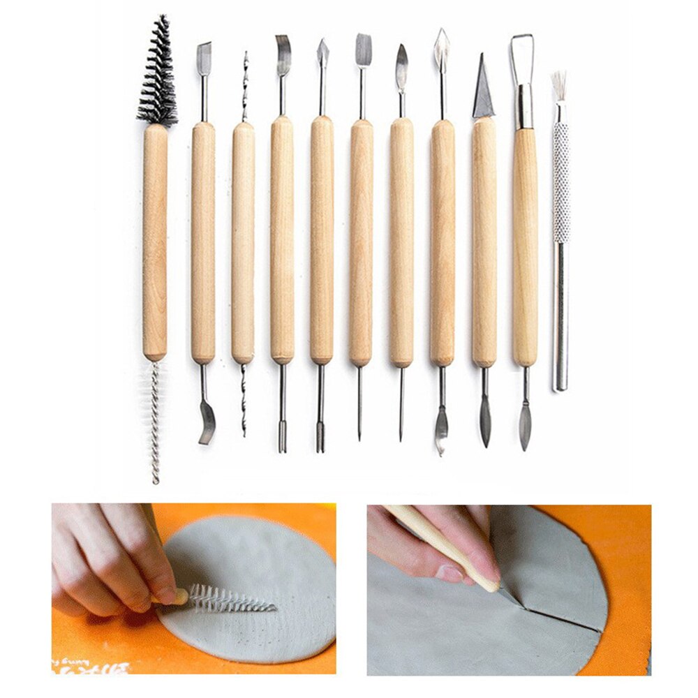 31Pcs Polymer Clay Tools Modeling Clay Sculpting Tools Set Rock Painting Kit for Clay Sculpture Pottery Stylus Dotting Tool