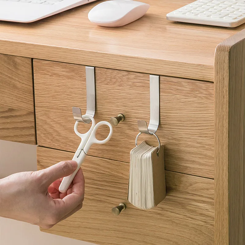 Multifunctionele haken Keukenkast Deur Achterhaak Ophangrek Kleding Jas Hoed Handdoekhanger Opberghaak Badkameraccessoires