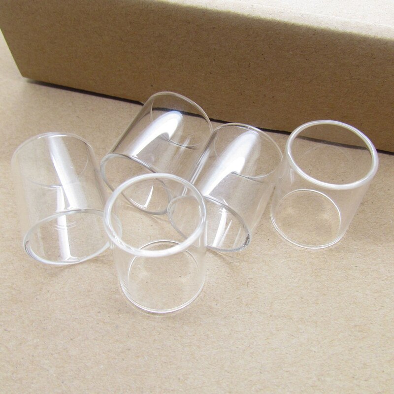 3Stck SchöNe und Günstige transparent Ersatz Pyrex Glas Rohr für UD Kobold Mini 3ml Normale Ausführung