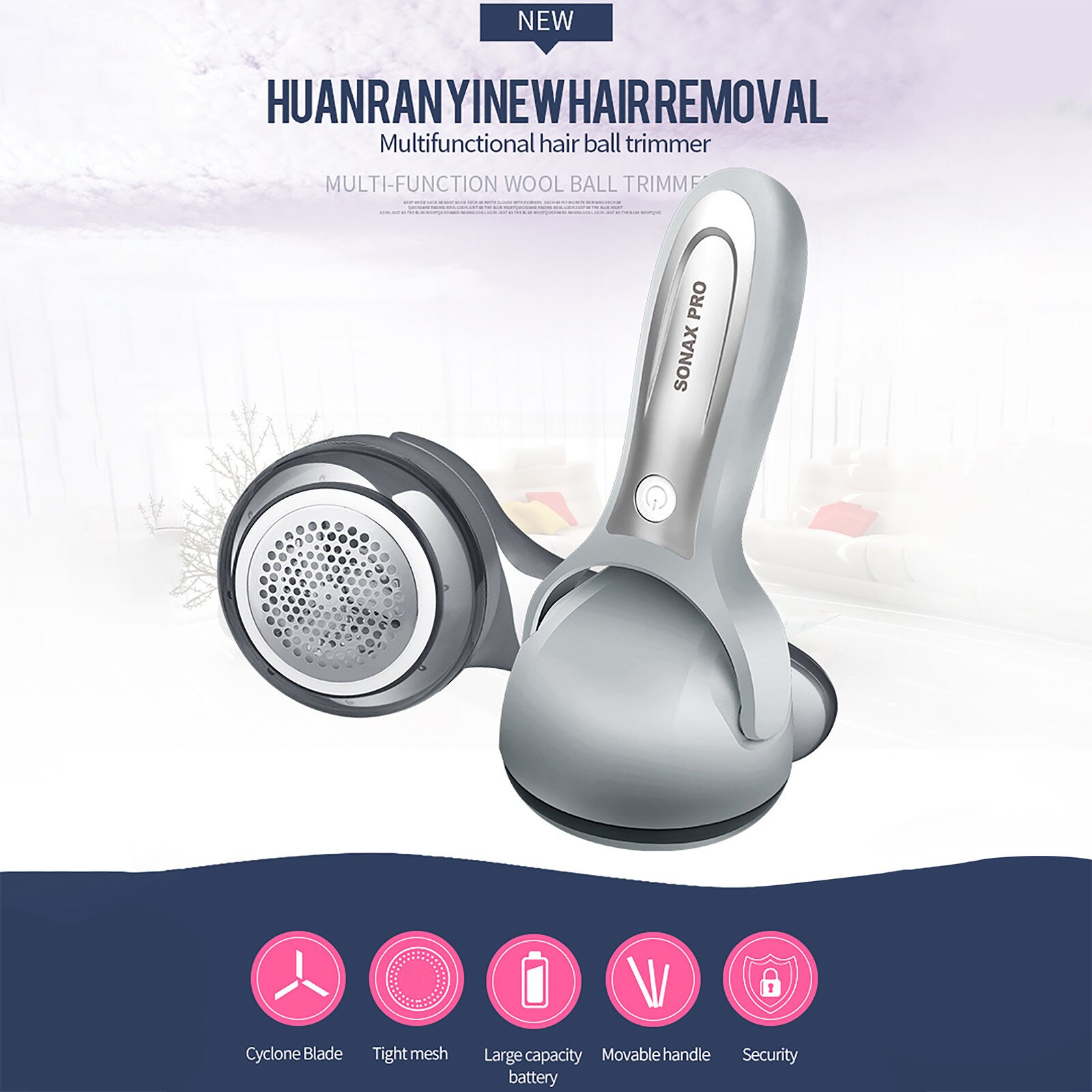 4# Usb Charging Hair Remover Clothing Shaver Electric Hair Removal Machine Women Painless Hair Remover Machine Permanent