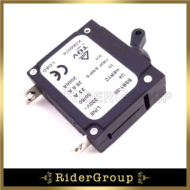 Chinese Generator 230V 23A In Circuit Breaker Trip Amps 28.8A 2000A BSB1-30 Hertz 50/60