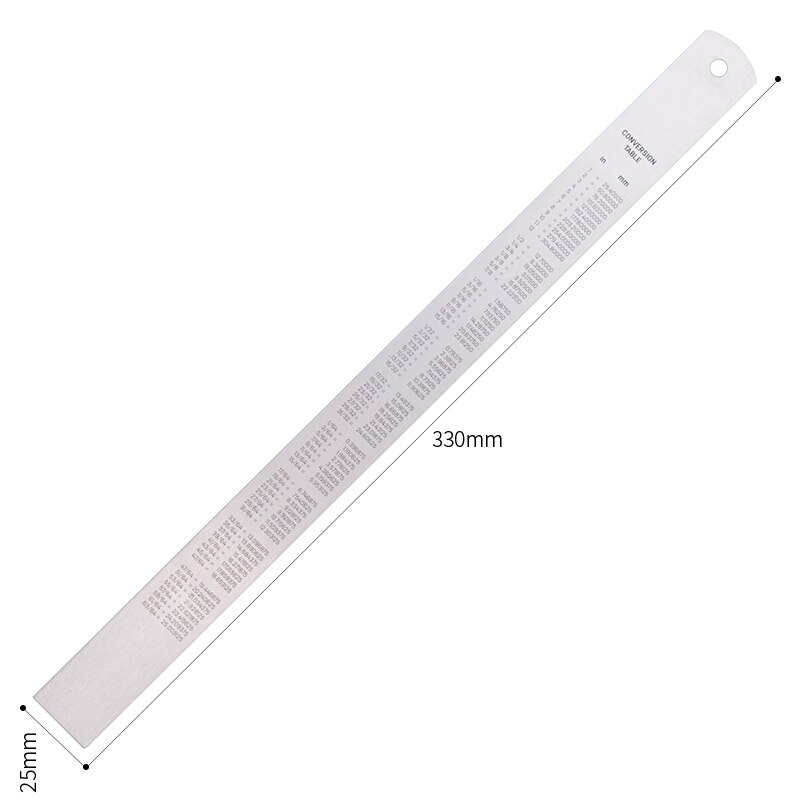 Deli Tool 1 szt. Wiele specyfikacji Linijka pomiarowa do obróbki drewna 15/20/30/50cm Wielofunkcyjne narzędzia precyzyjne ze stali nierdzewnej