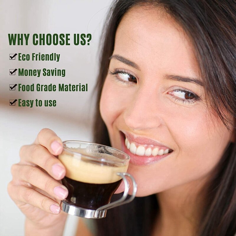 Coffee Capsule, Nespresso Refillable Capsules Reusable Nespresso Pod Espresso Coffee Pod Stainless Steel Compatible