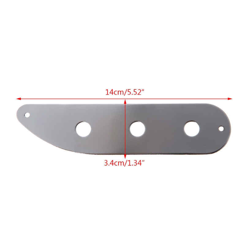 Placa de Control de guitarra con 3 agujeros, piezas de repuesto para Telecaster #35/11L