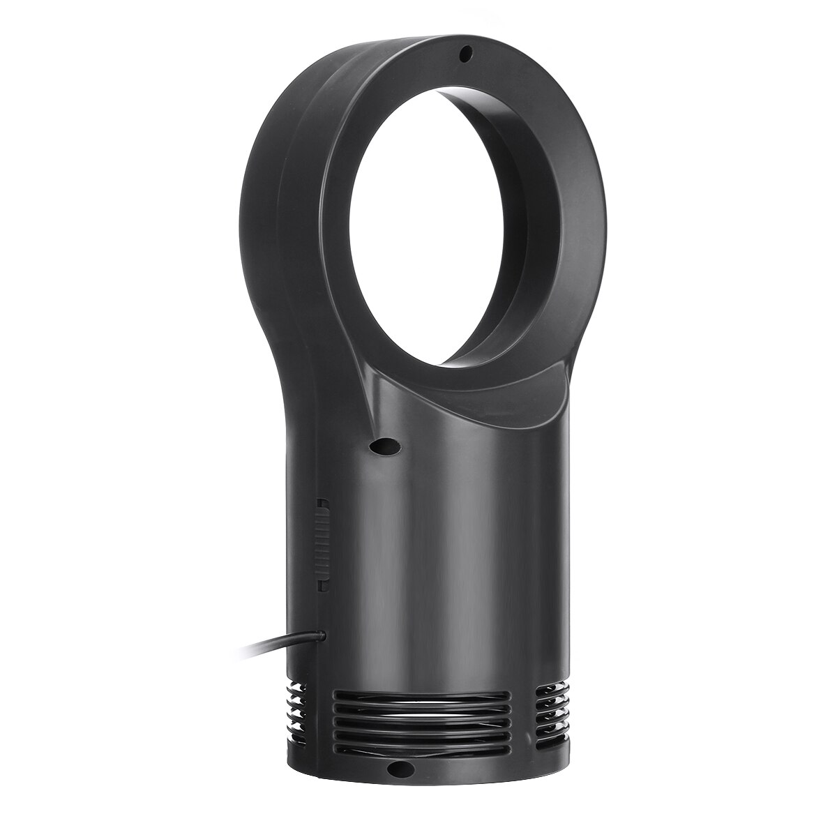 2 Gear Bladeless Heater Fan Desktop/Table Winter Electric Warm Fan 110V/220V Space Air Blower Radiator Home Office Warmer: Black / EU