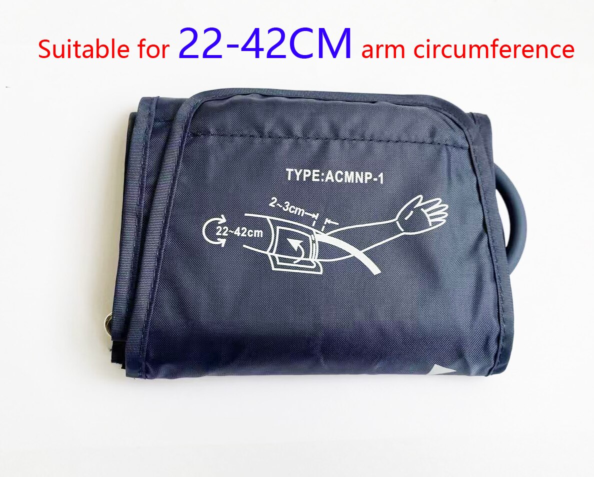 Kinderen Volwassen Dikke Mensen L Arm Bloeddruk Manchet Riem Voor Bloeddrukmeter Arm Bloeddrukmeter Meter Tonometer: L   22-42 CM