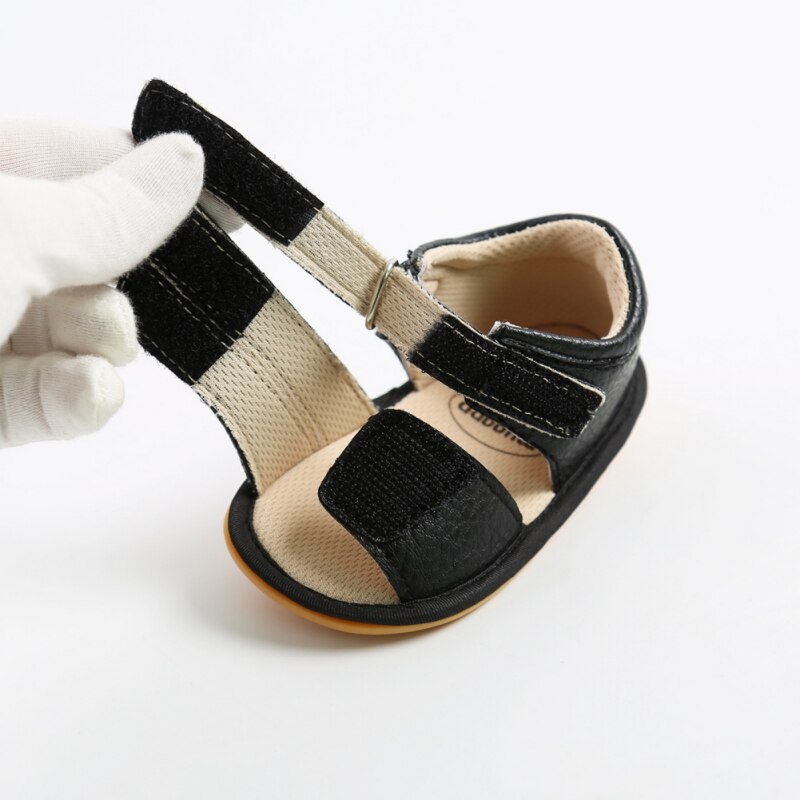 Baby Zomer Sandalen Voor 0-18 Maanden Jongen Meisje Slippers Peuter Kids Babyschoenen Pu Lederen Schoenen