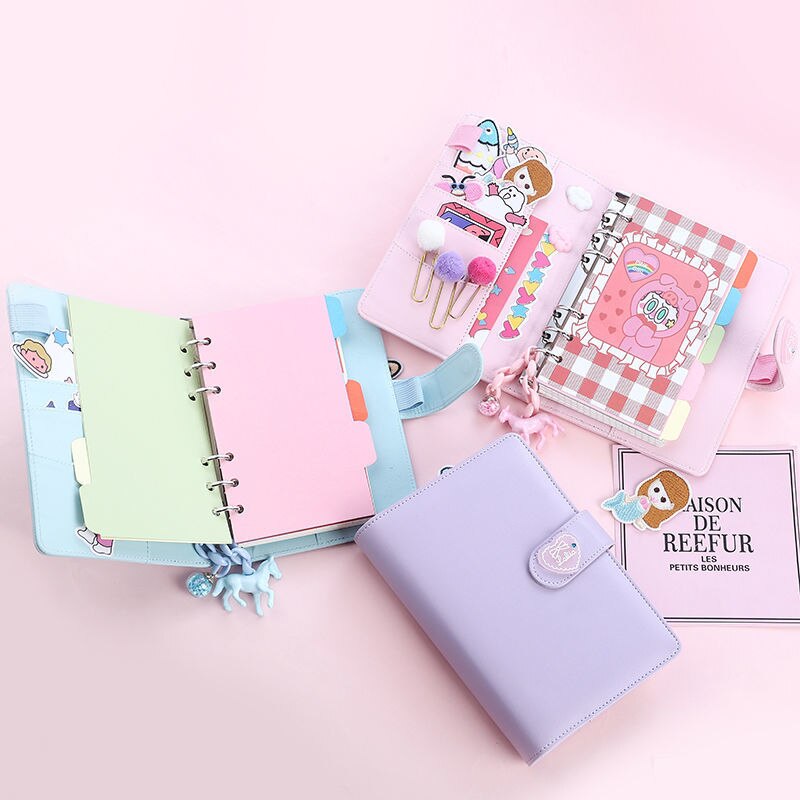 Bullet Grid Journal Sketchbook Pocket Planner Girls Diary Cute Notepads Stationery Notebooks Journals School Office Supplie Sets