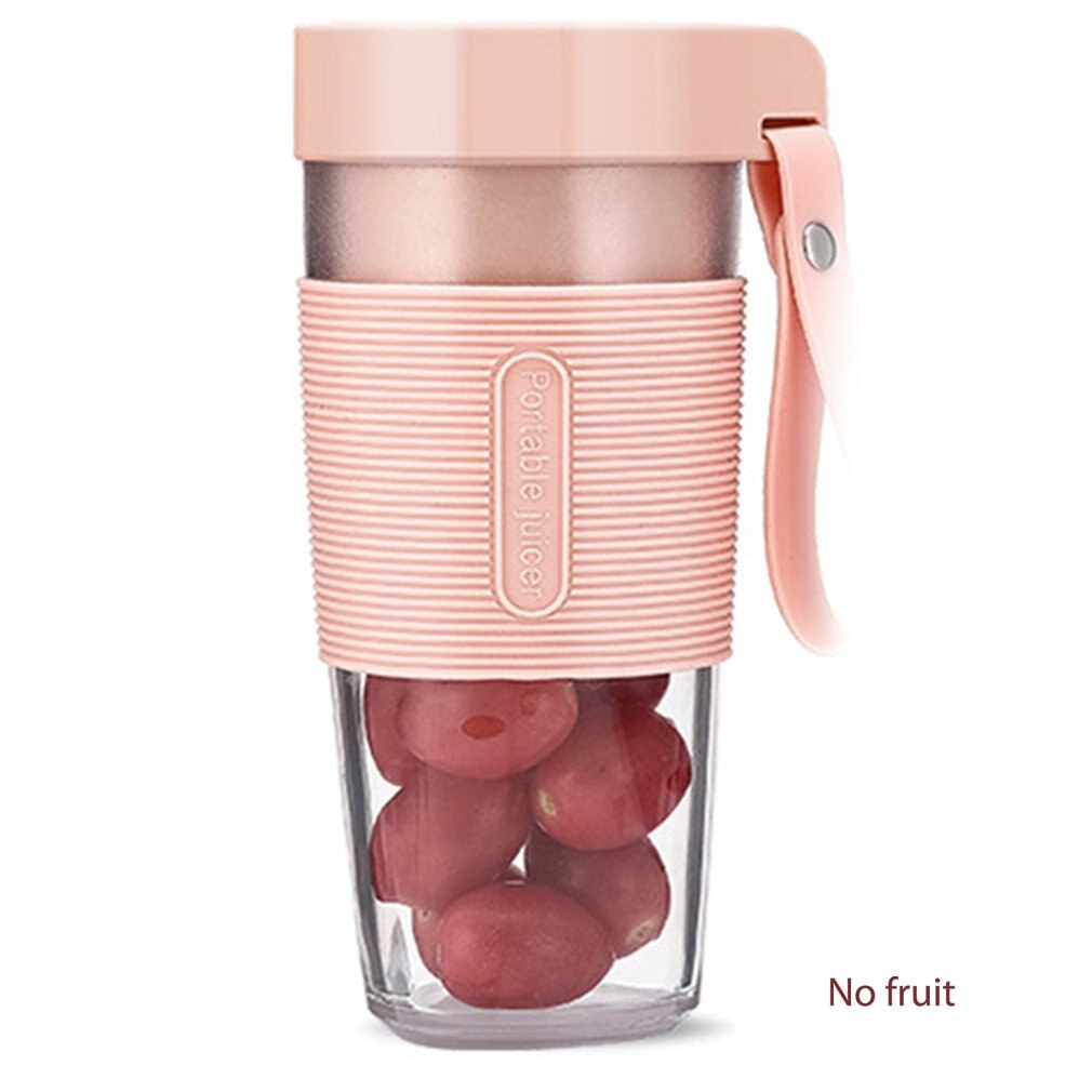 Mini sapcentrifuge draagbaar multifunctioneel usb oplaadbaar sapcentrifuge beker fruit elektrisch duurzaam sapmengbeker handzaam cn(oorsprong) ce: Roze / 7.4v
