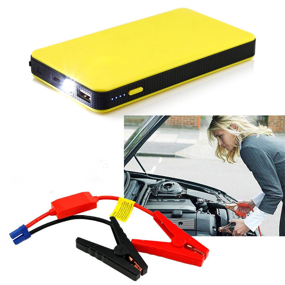 Auto Jump Starter Batterij Power Bank 12V 8000Mah Mini Portable Power Bank Auto Jump Starter Auto Emergency Booster batterij Oplader