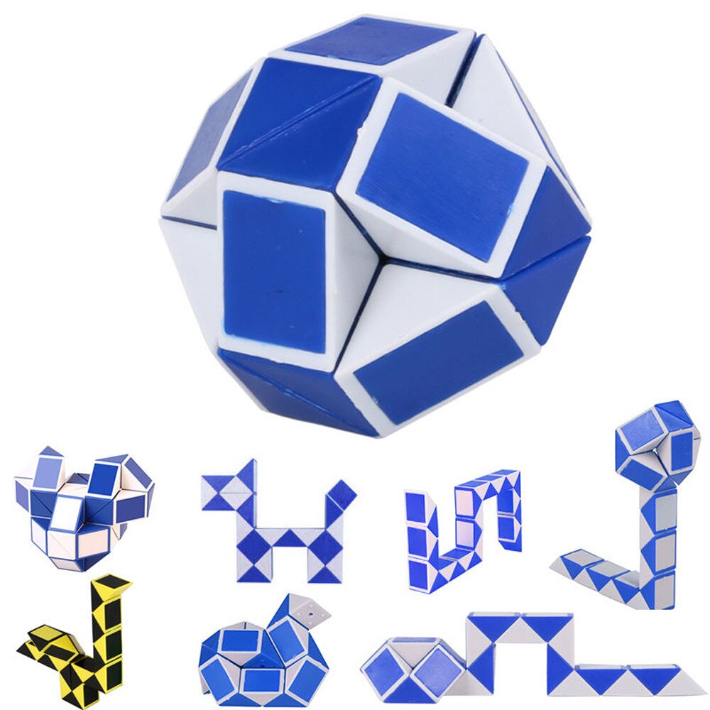 Schlange Herrscher Puzzle 24 Geschwindigkeit Antistress Cube Twist Schlange Klapp Pädagogische Spielzeug Für Kinder Cube Twist Schlange Klapp Pädagogische