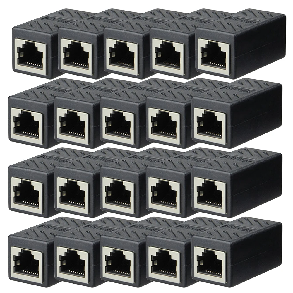 5/10/20Stck RJ45 Koppler Ethernet Kabel Koppler LAN Stecker Katze7 Katze6 Katze5e Ethernet Kabel Verlängerung Adapter buchse auf Buchse