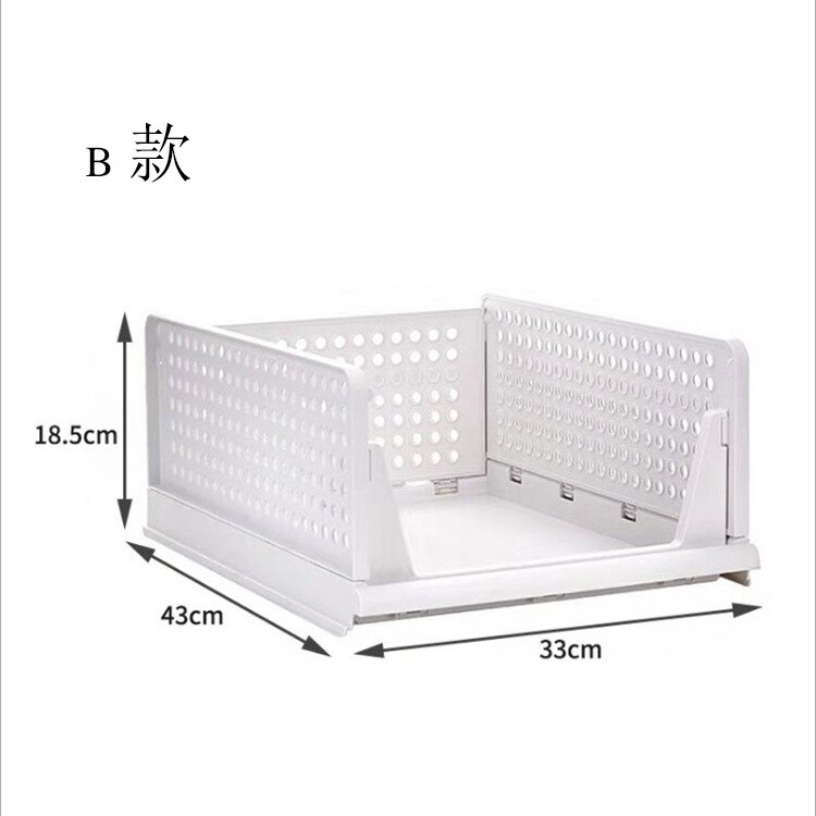 Étagère de rangement à plusieurs niveaux pour garde-robe, type de tiroir, armoire pliable, organisateur de vêtements, étagère intercalaire: Type B
