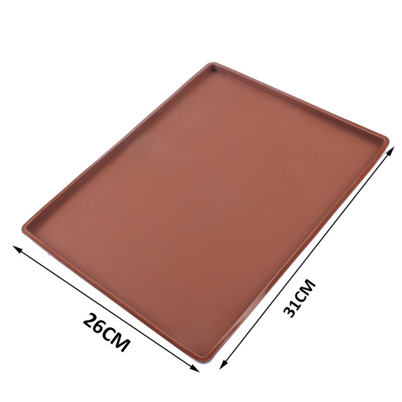 Siliconen Bakken Mat Cakevorm Diy Multifunctionele Cake Pad Non-stick Oven Liner Zwitserse Roll Pad Bakvormen Bakken Gebak gereedschap: A-Coffee