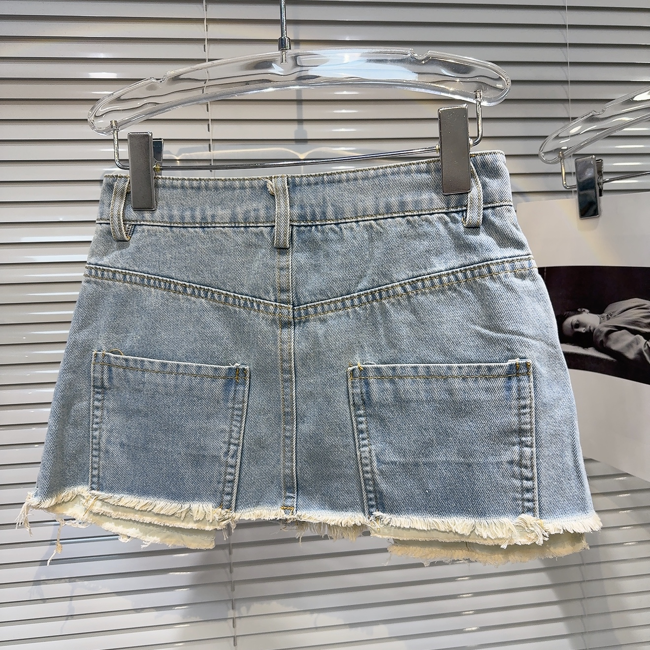 Sød denimjakkesæt til kvinder forår sommer sexet guldperlet tube top crop top retro burr denim nederdel sælges separat