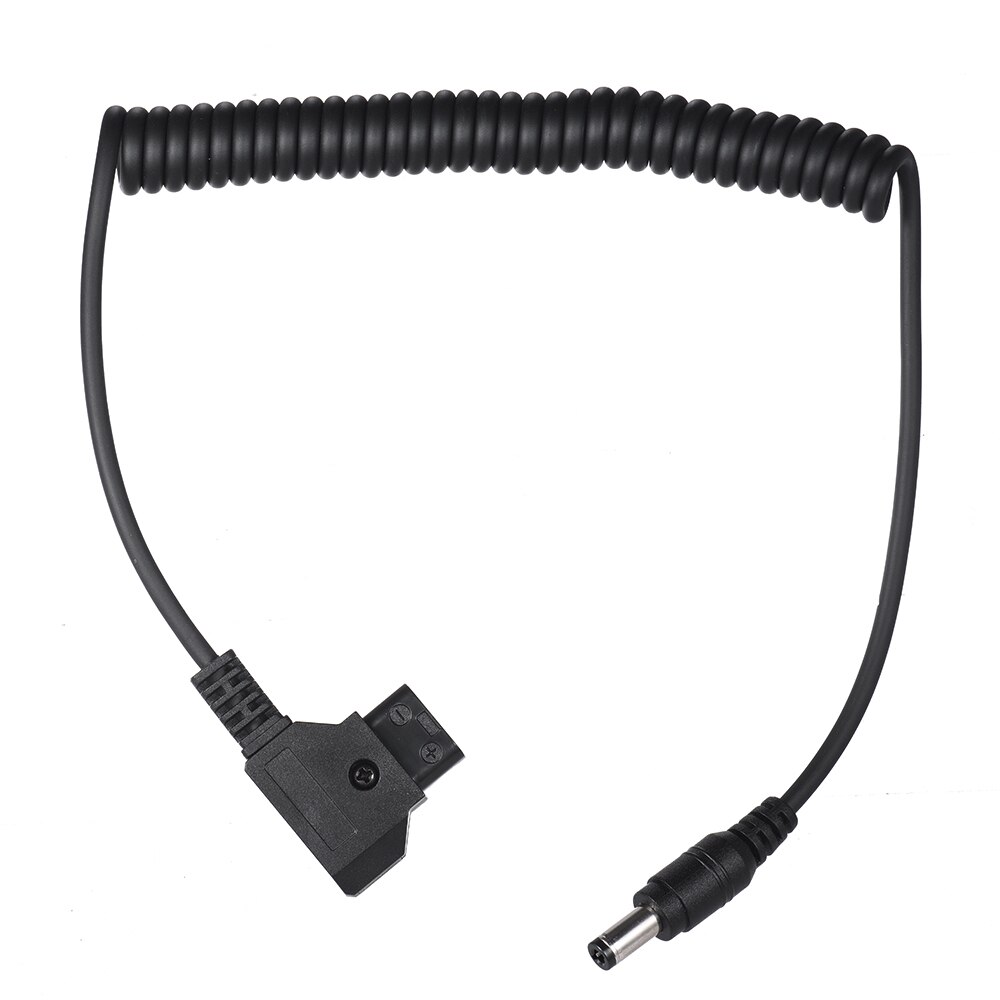 D-Tap Cavo Adattatore Pin Maschio a DC 5.5*2.5mm per V-Mount Anton Batteria DSLR Rig Prolunga di Alimentazione Cavo Elastico