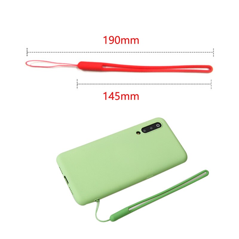 Korte Siliconen Mobiele Telefoon Lanyard Houder Telefoon Pols Bandjes Lanyards Sleutelhanger riem Id-kaart Gym USB Badge Koord Opknoping Touw