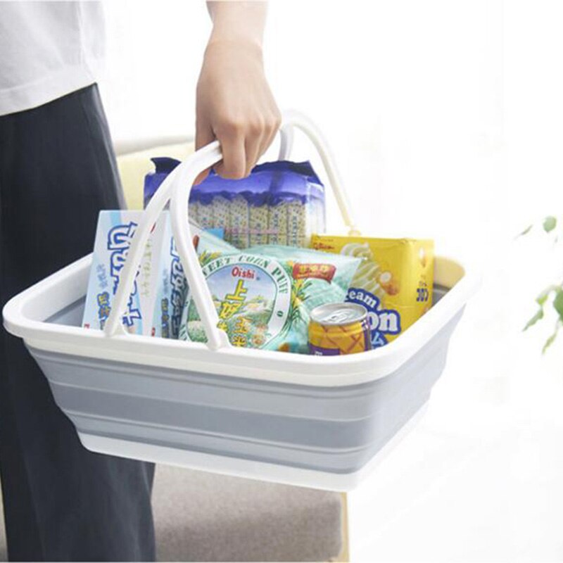 Skalerbar vask kurv opbevaringsudstyr værktøj vaskeholder frugtgrøntsager organisation hyldeholder til køkkenudstyr 23