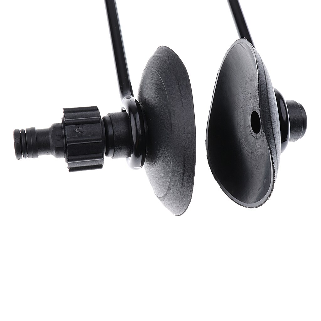 Large Rectangular Outboard Motor Water Flusher / Engine Muffs Cups Dual Flow - Boat/Marine For Quick & Secure Connection