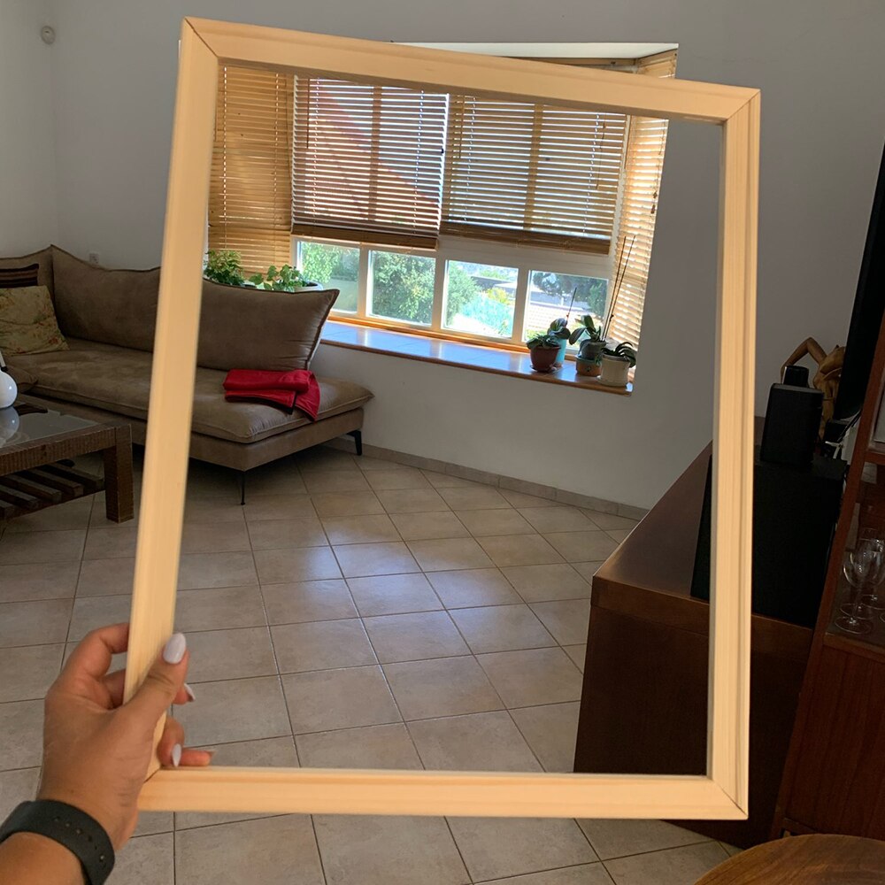 Wood Frame For Canvas Oil Painting Factory Price Picture Nature DIY Frames For Diamond Painting Picture Wall Art Decor