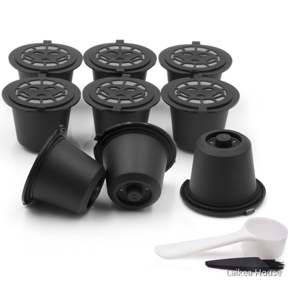 3/6PCS Coffee Capsule Nespresso Refillable Capsule Coffee Filter Kitchen Reusable Cafe Tools Food Grade PP Material Filter