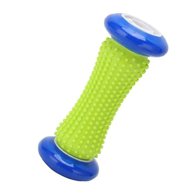 Draagbare Voetmassage Roller Fascia Roller Full Body Spierhandleiding Massage Arm Rug Been Nek Ontspanningsapparaat: Goud
