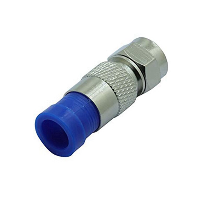 80PCS RG6 Compression Connectors Coaxial Cable Waterproof Connection F Compression Connector RG6 Coaxial Compression Tool