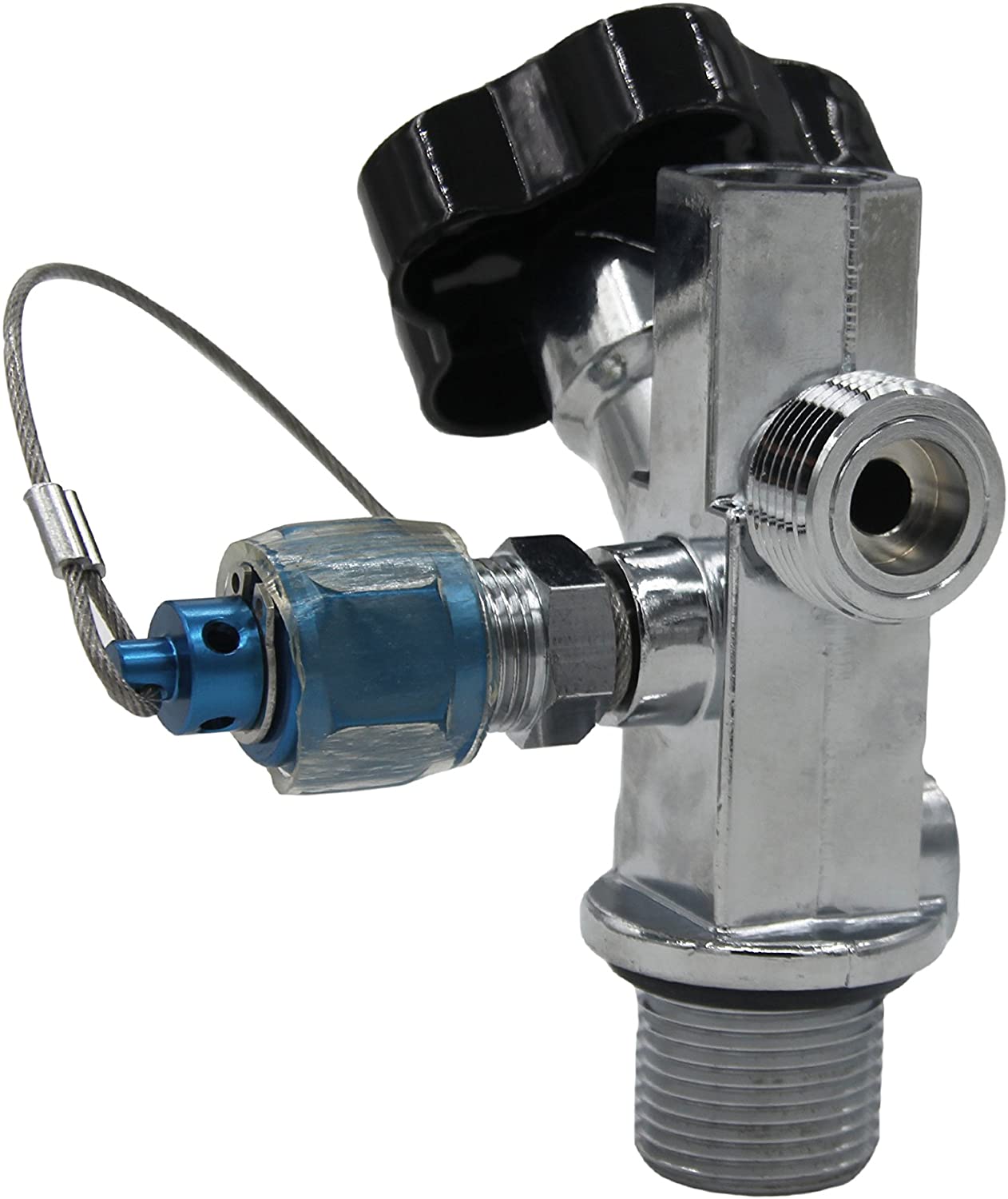 Lattergas systemer super hi-flo flaskeventil arbejde til nr. 16139 ( sort)