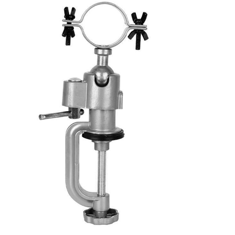 360 Graden Draaitafel Multifunctionele Draaibank Aluminium Draaitafel Vise Platte Neus Tang Elektrische Boor Beugel Roterende Tool
