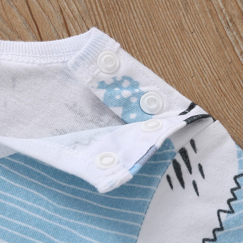 Carter Toddler Spring and Autumn Baby Boy and Girl Cartoon Dinosaur Long-sleeved Jumpsuit