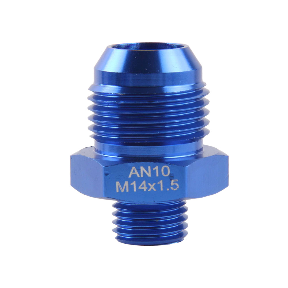 AN6 AN8 AN10 To M10*1.0 M10*1.5 M12/M14/M16/M18*1.5 Thread Straight Fuel Oil Air Hose Fitting Male Adapter Car Auto Accessories