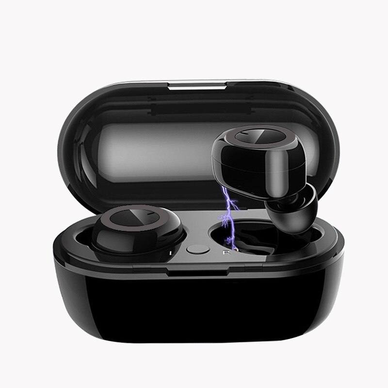 Tws Bluetooth 5.0 Koptelefoon In-Ear Draadloze Hoofdtelefoon Muziek Stereo Sport Waterdichte Oordopjes Headsets Met Microfoon