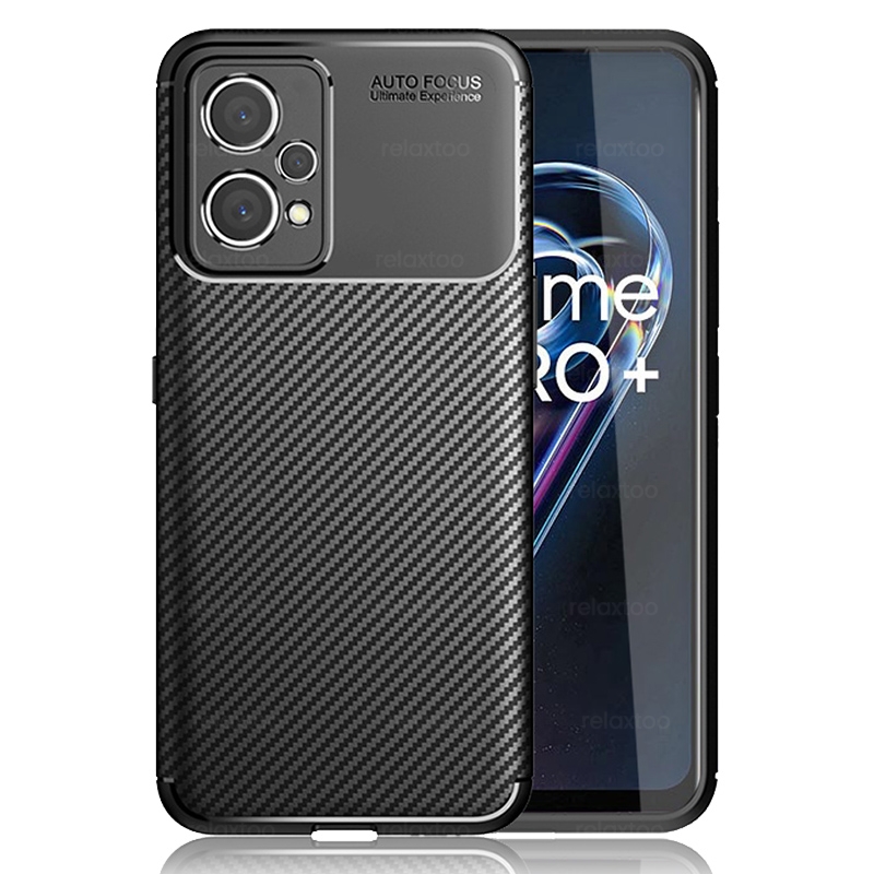 matt Kohlenstoff aufbringen Zurück Abdeckung Auf Realmi 9 Profi Plus fallen TPU Weichen Rahmen Stoßfest Coque Für Realme 9 Profi + 9i Realme9 Profi