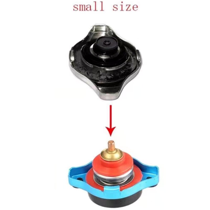 Car Temperature Gauge Radiator Cap with Utility Safe Thermostatic Radiator Cap Tank Cover