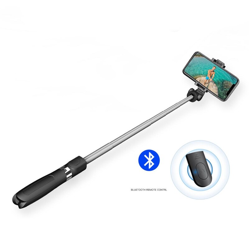 Selfie Stick Tripod Extendable Selfie Stick with Detachable Wireless Remote Control and Stable Tripod Stand