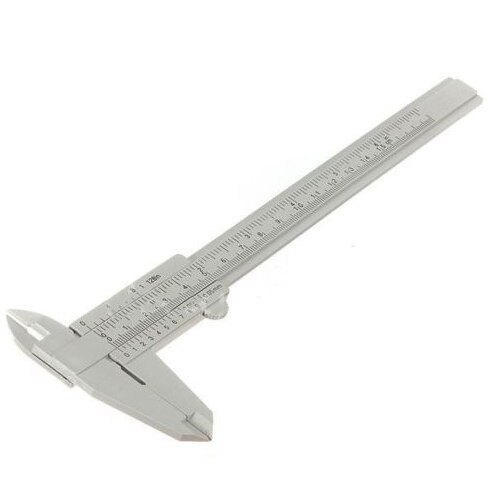 150 Mm 6 "Grijs Plastic Mini Remklauw Vernier Gauge Micrometer Meetinstrumenten